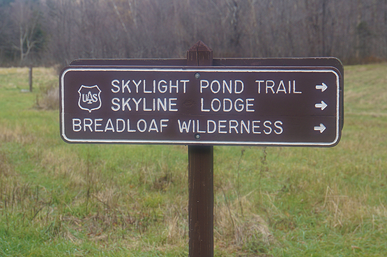 skylight pond trail skyline lodge breadloaf wilderness bread loaf mountain mount wilson traillhead vermont